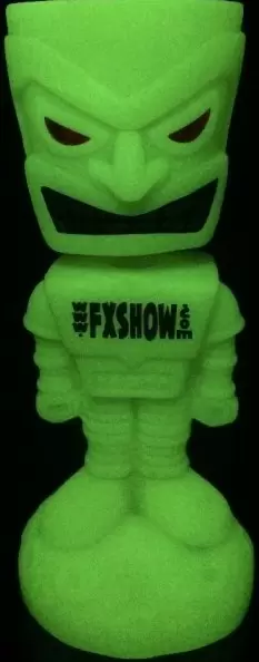 Wacky Wobbler Funko - Tiki-Bot Glow In The Dark Yellow
