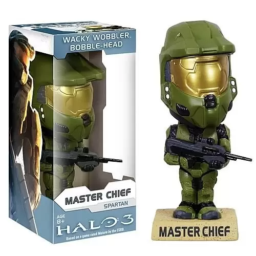 Wacky Wobbler Games - Halo 3 - Master Chief Spartan Green