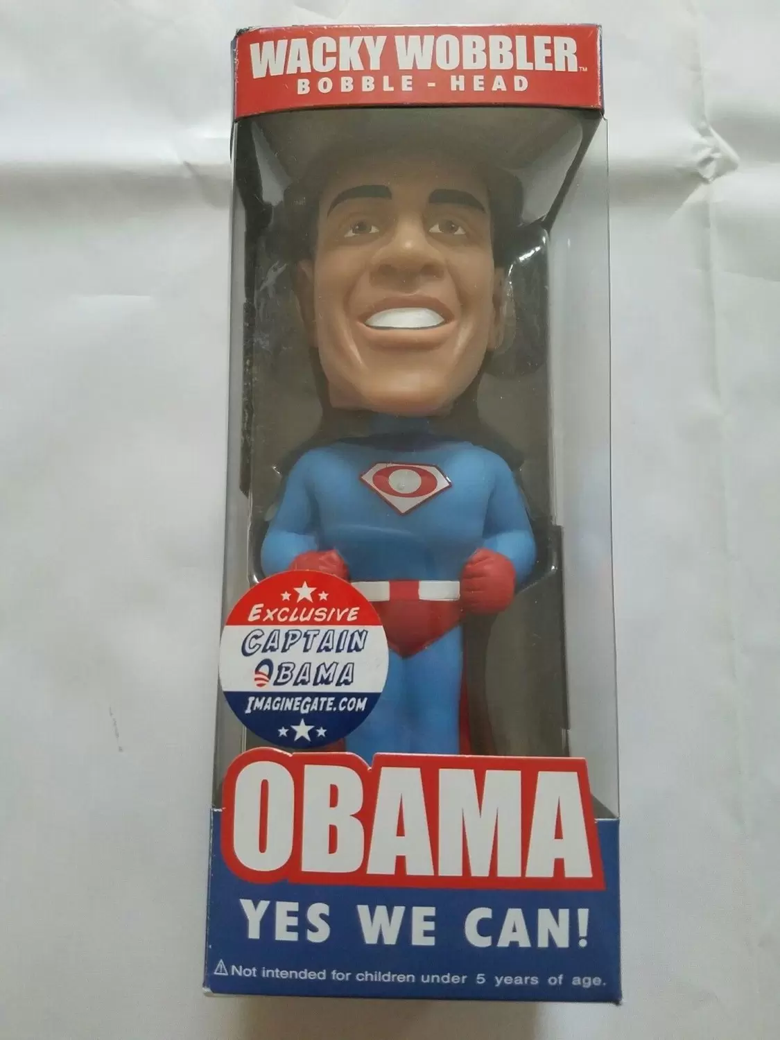 Wacky Wobbler Celebrities - Captain Obama