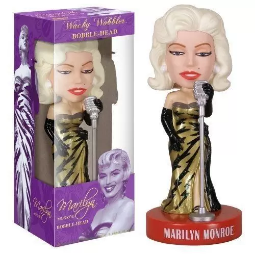 Wacky Wobbler Celebrities - Marilyn Monroe Gold Dress