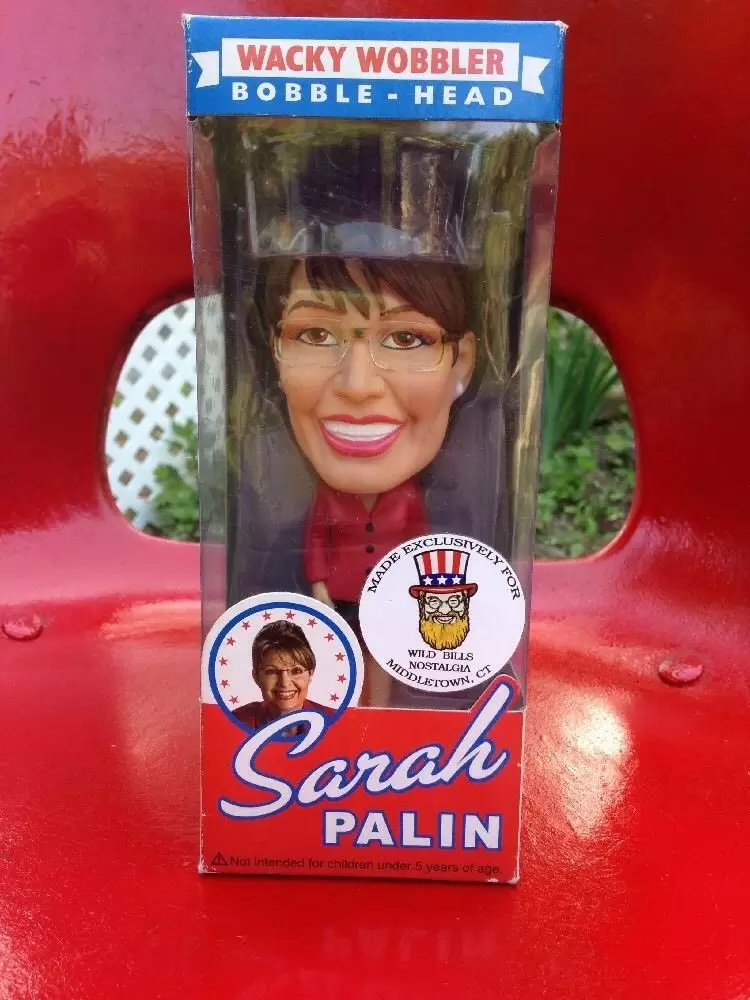 Wacky Wobbler Celebrities - Sarah Palin Red Jacket