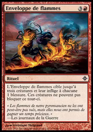 L\'ascension des Eldrazi - Enveloppe de flammes