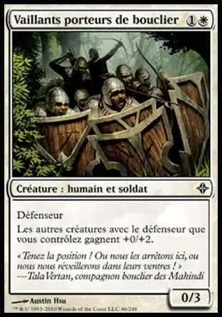 L\'ascension des Eldrazi - Vaillants porteurs de bouclier