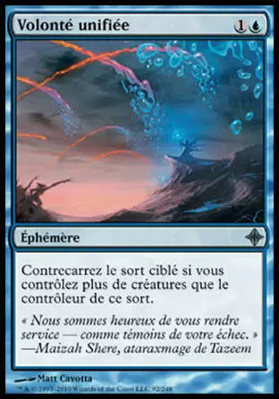 L\'ascension des Eldrazi - Volonté unifiée