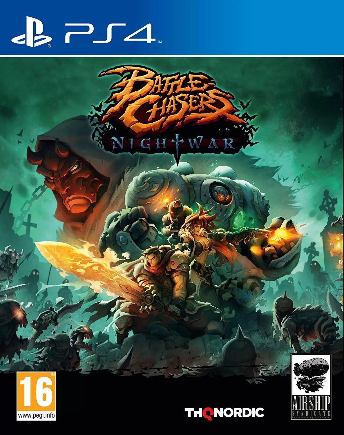 PS4 Games - Battle Chasers : Nightwar