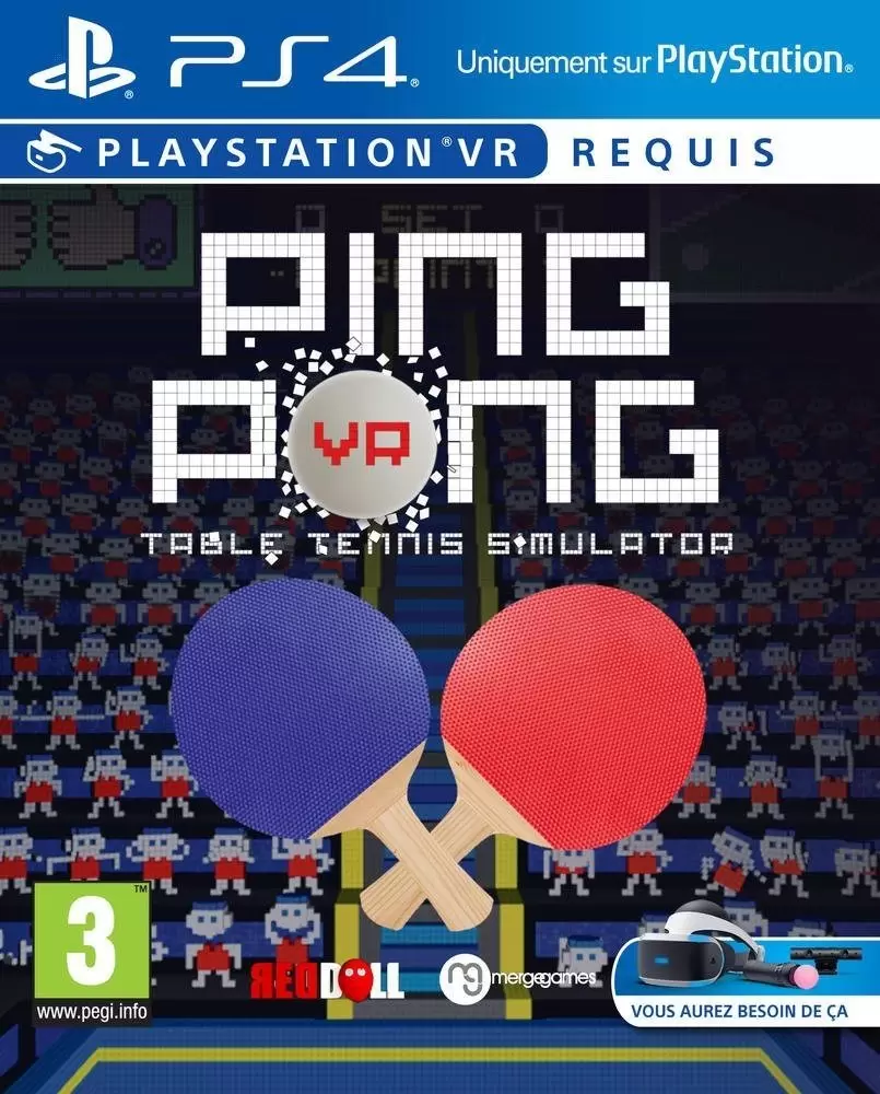 Jeux PS4 - Ping Pong VR