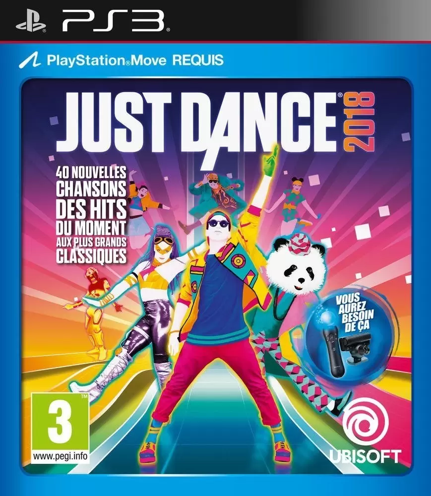 Jeux PS3 - Just Dance 2018