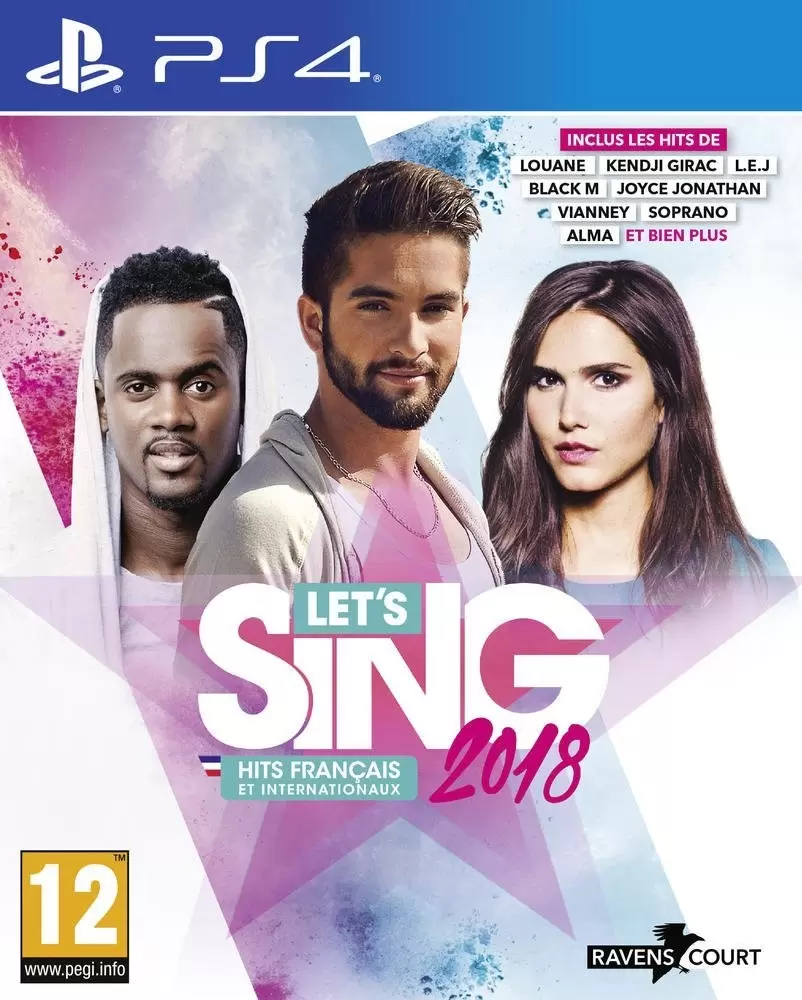 Jeux PS4 - Let\'s Sing 2018 : Hits Français et Internationaux