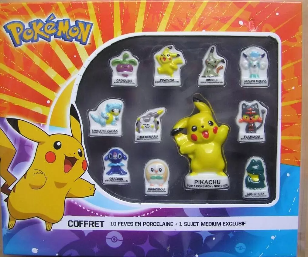 Coffret collector Pokémon - fève Pokémon Lune et soleil - Nintendo