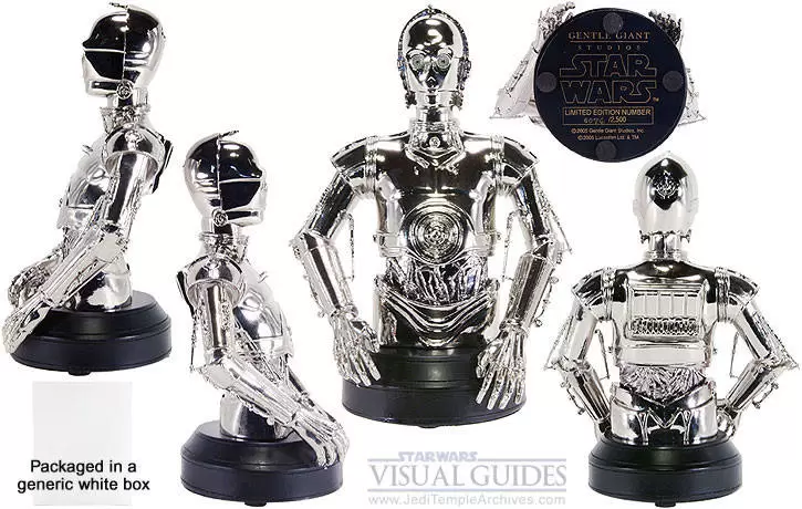 Gentle Giant Busts - C-3PO Chrome