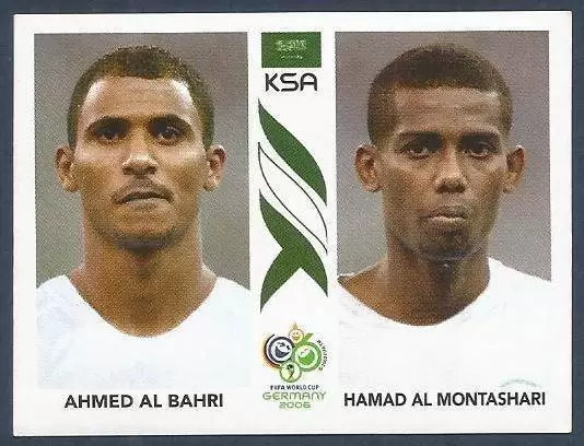FIFA World Cup Germany 2006 - Ahmed Al Bahri/Hamad Al Montashari - Saudi Arabia