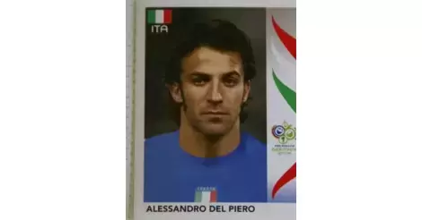 Sticker Del Piero Italien # 335 World Cup last Attendance Panini WM 2006 