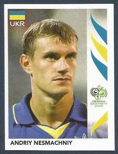 553 Andriy Nesmachniy UKR Ukrajina Bild NEU Panini Sticker Fußball WM 2006 Nr 