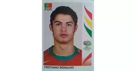 298 Cristiano Ronaldo POR Portugal Bild NEU Panini Sticker Fußball WM 2006 Nr 