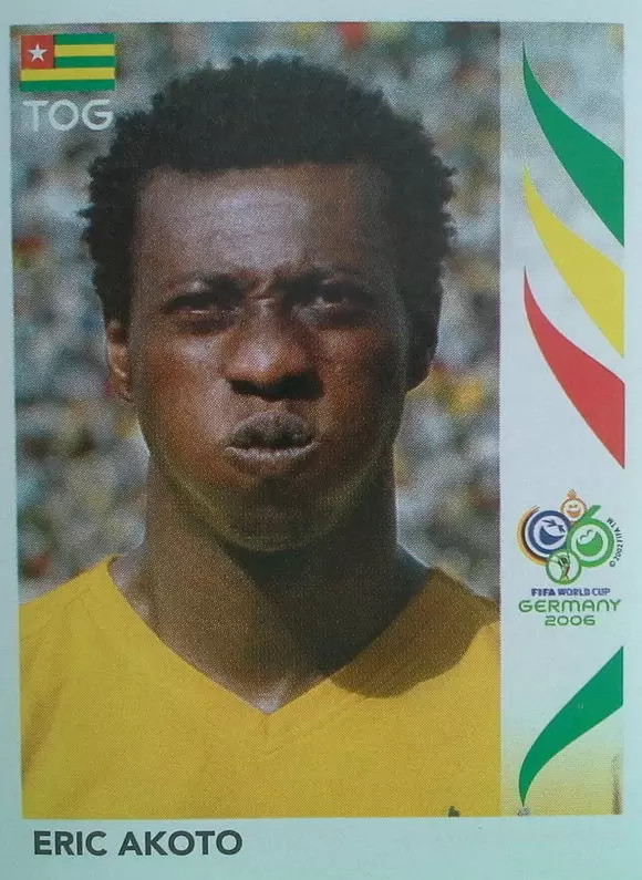 Panini 515 Eric Akoto Togo FIFA WM 2006 Germany 