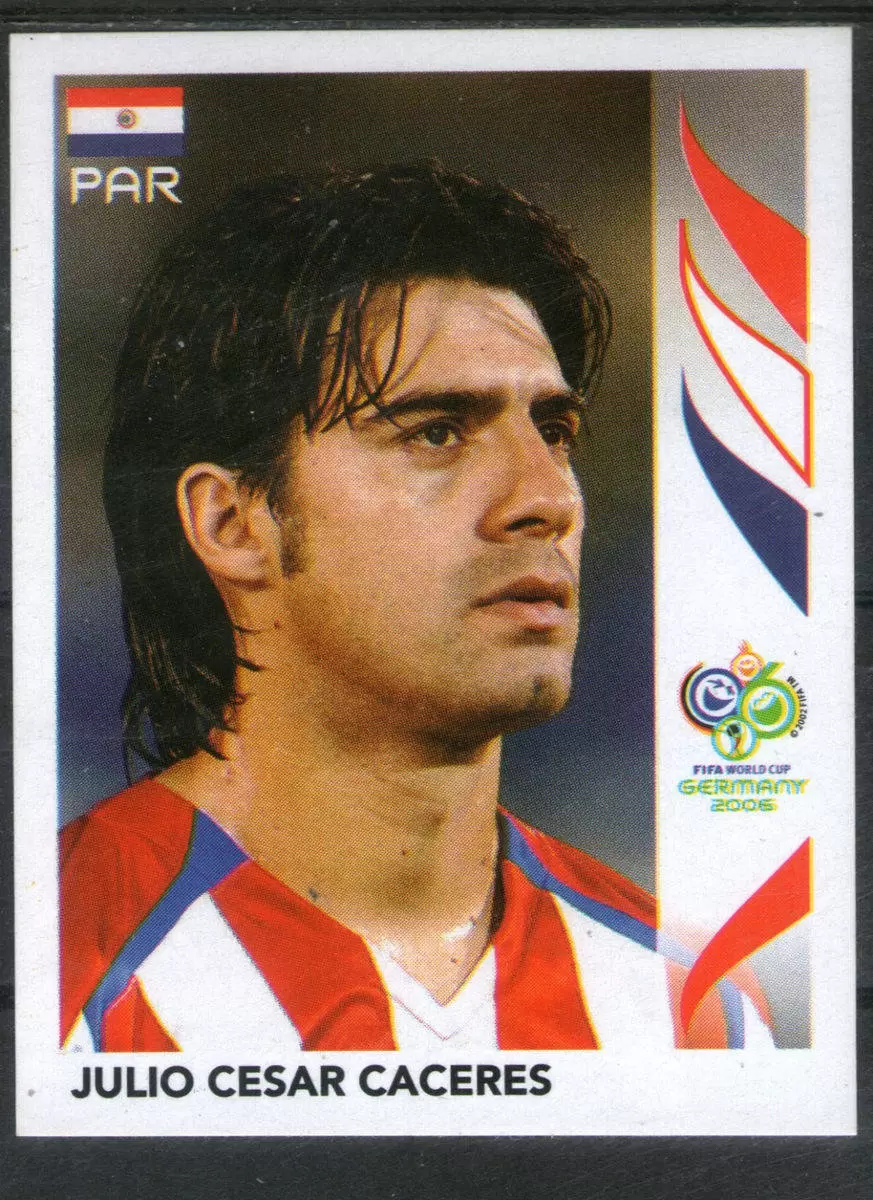 FIFA World Cup Germany 2006 - Julio Cesar Caceres - Paraguay