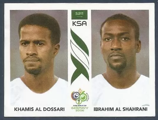 FIFA World Cup Germany 2006 - Khamis Al Dossari/Ibrahim Al Shahrani - Saudi Arabia