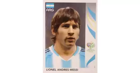 185 Argentinien Lionel Andres Messi  Panini WM 2006 Einzelsticker 