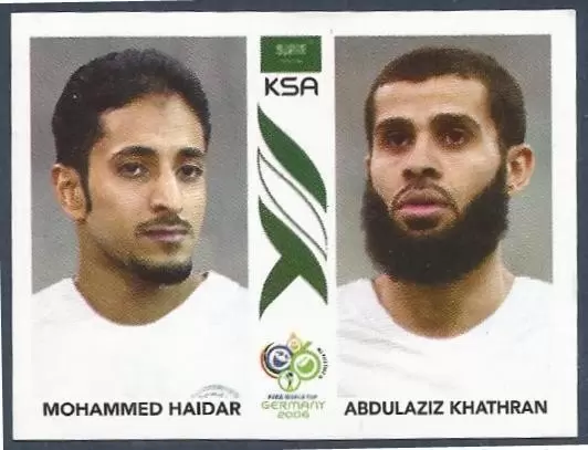 FIFA World Cup Germany 2006 - Mohammed Haidar/Abdulaziz Khathran - Saudi Arabia