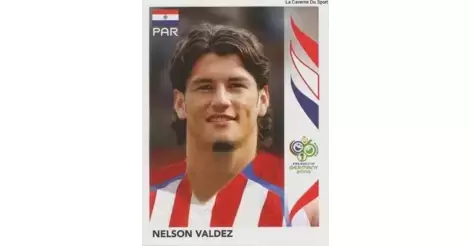 #130-PARAGUAY-NELSON VALDEZ PANINI FIFA WORLD CUP-GERMANY 2006 