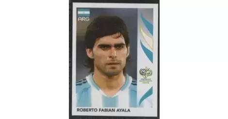 172 Roberto Fabian Ayala Argentina No Panini World Cup 2006 