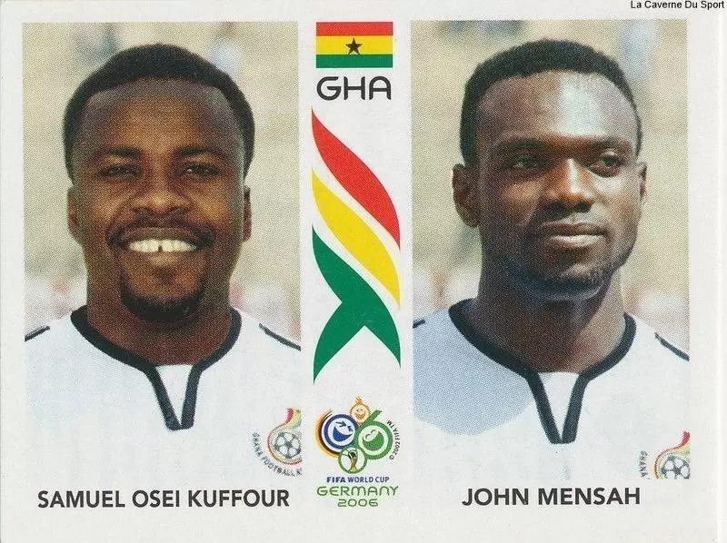 FIFA World Cup Germany 2006 - Samuel Osei Kuffour/John Mensah - Ghana