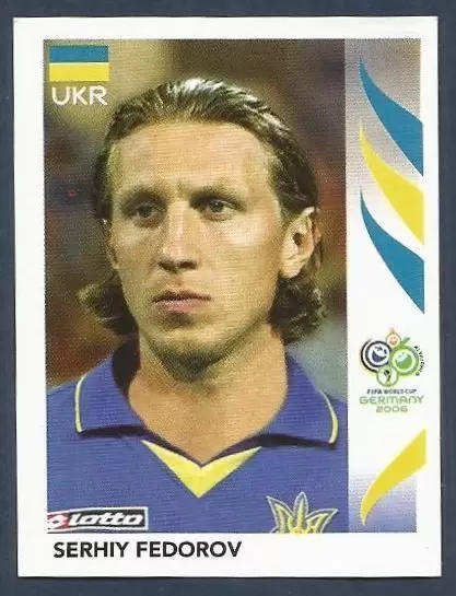 FIFA World Cup Germany 2006 - Serhiy Fedorov - Ukrajina