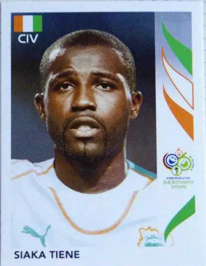 FIFA World Cup Germany 2006 - Siaka Tiene - Cote D\'Ivoire