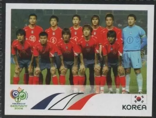 FIFA World Cup Germany 2006 - Team Photo - Korea