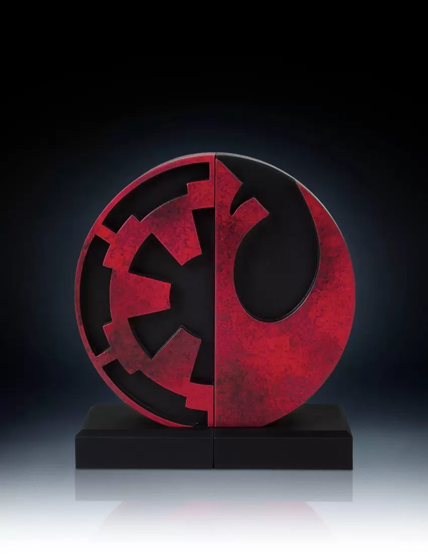Lifesize & Bookends - Imperial and Rebel Seal