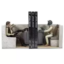 Mos Eisley Cantina Bookends Han Solo vs Greedo