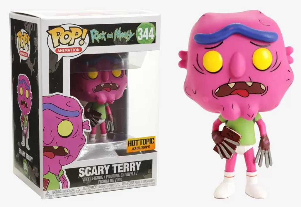 Rick and Morty Funko Mystery Minis Series 2 Vinyl Figures Scary Terry 