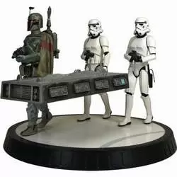 Gentle Giant Statue - Boba Fett with Han Solo Carbonite