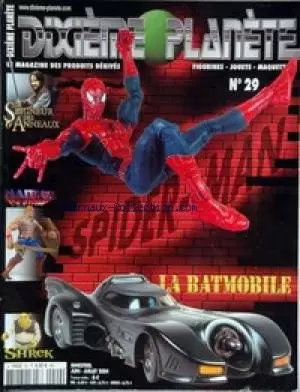 Dixième Planète - Spider-Man - La Batmobile