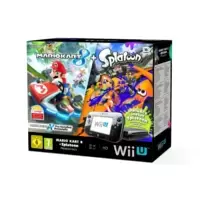 Console Wii U + Mario Kart 8 + Splatoon