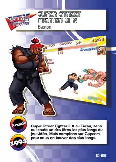 Retrocards - Super Street Fighter II X