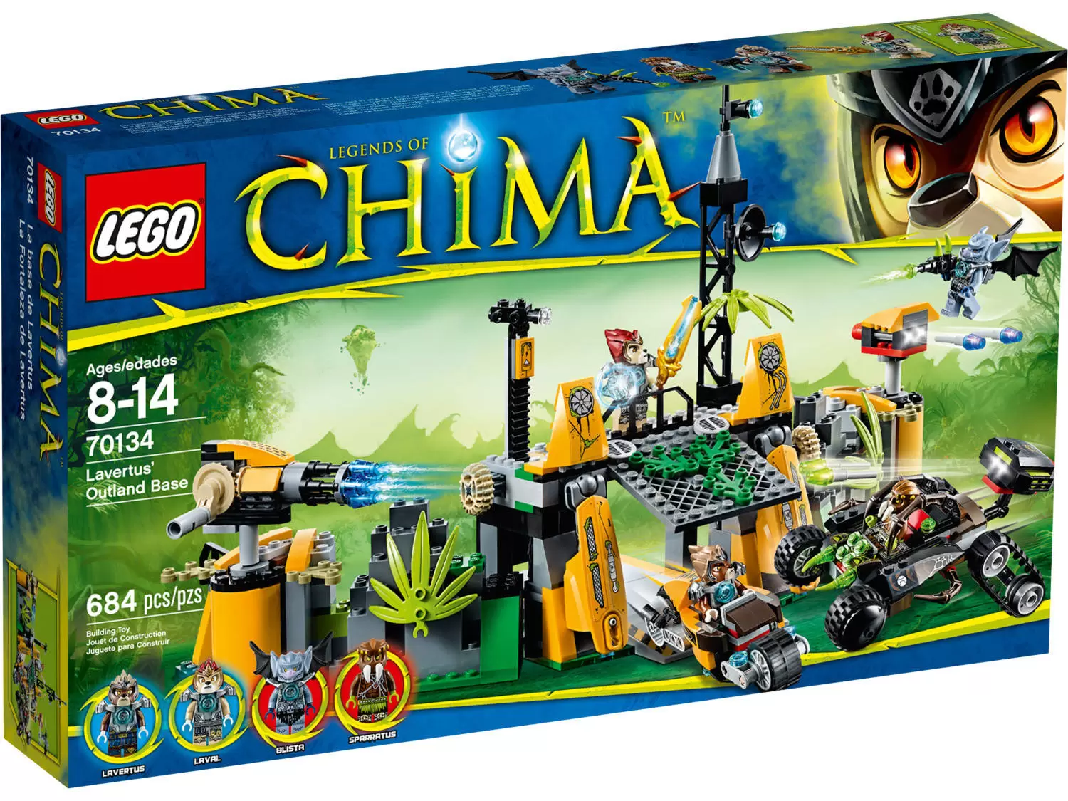 LEGO Legends of Chima - La Base Lion Des Terres Lointaines