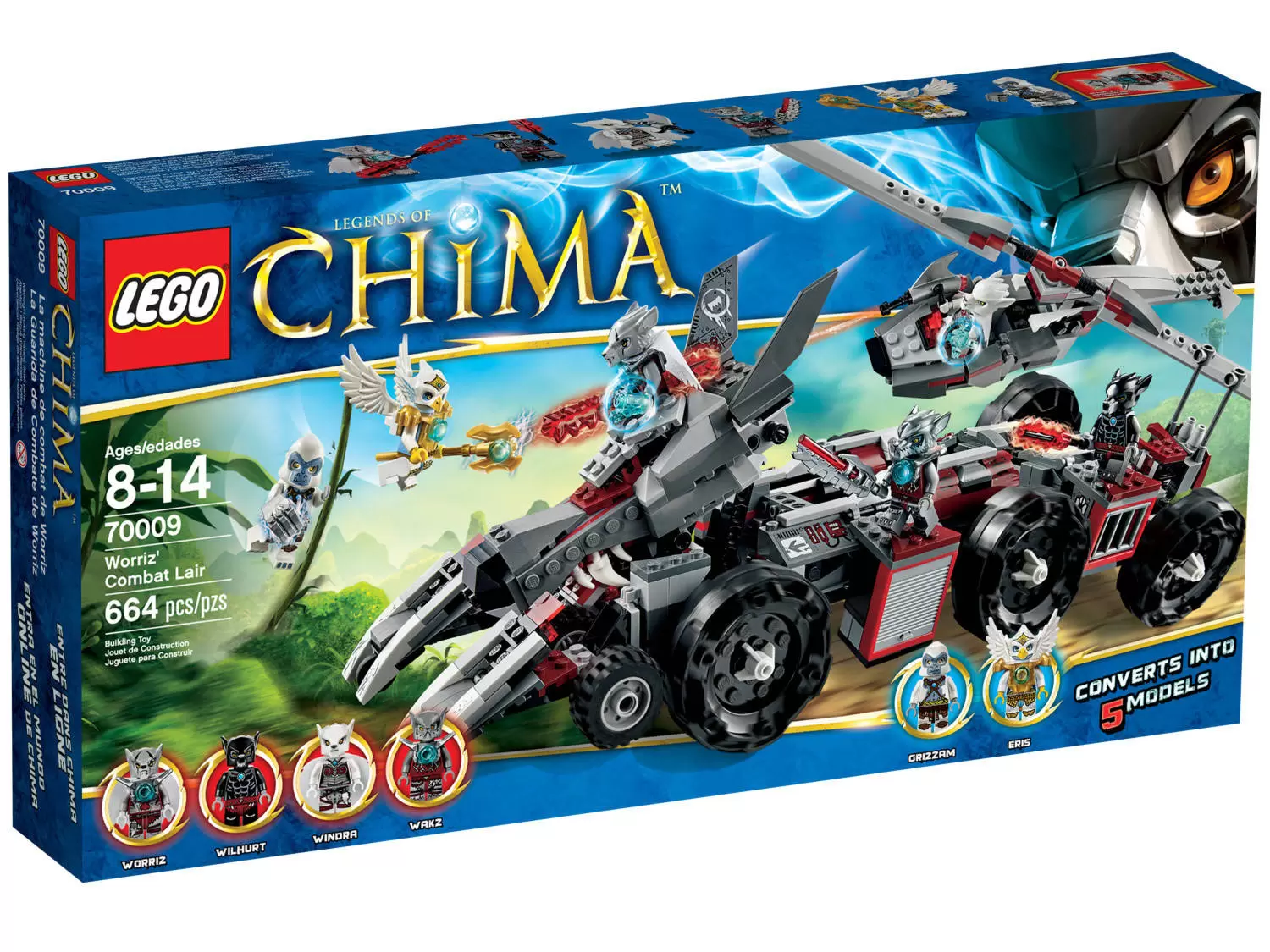LEGO Legends of Chima - Le Char de Combat Loup