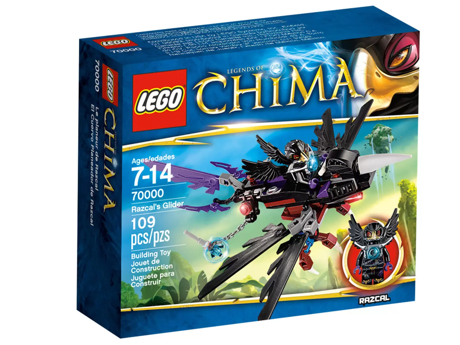 LEGO Legends of Chima - Le Corbeau Planeur de Razcal
