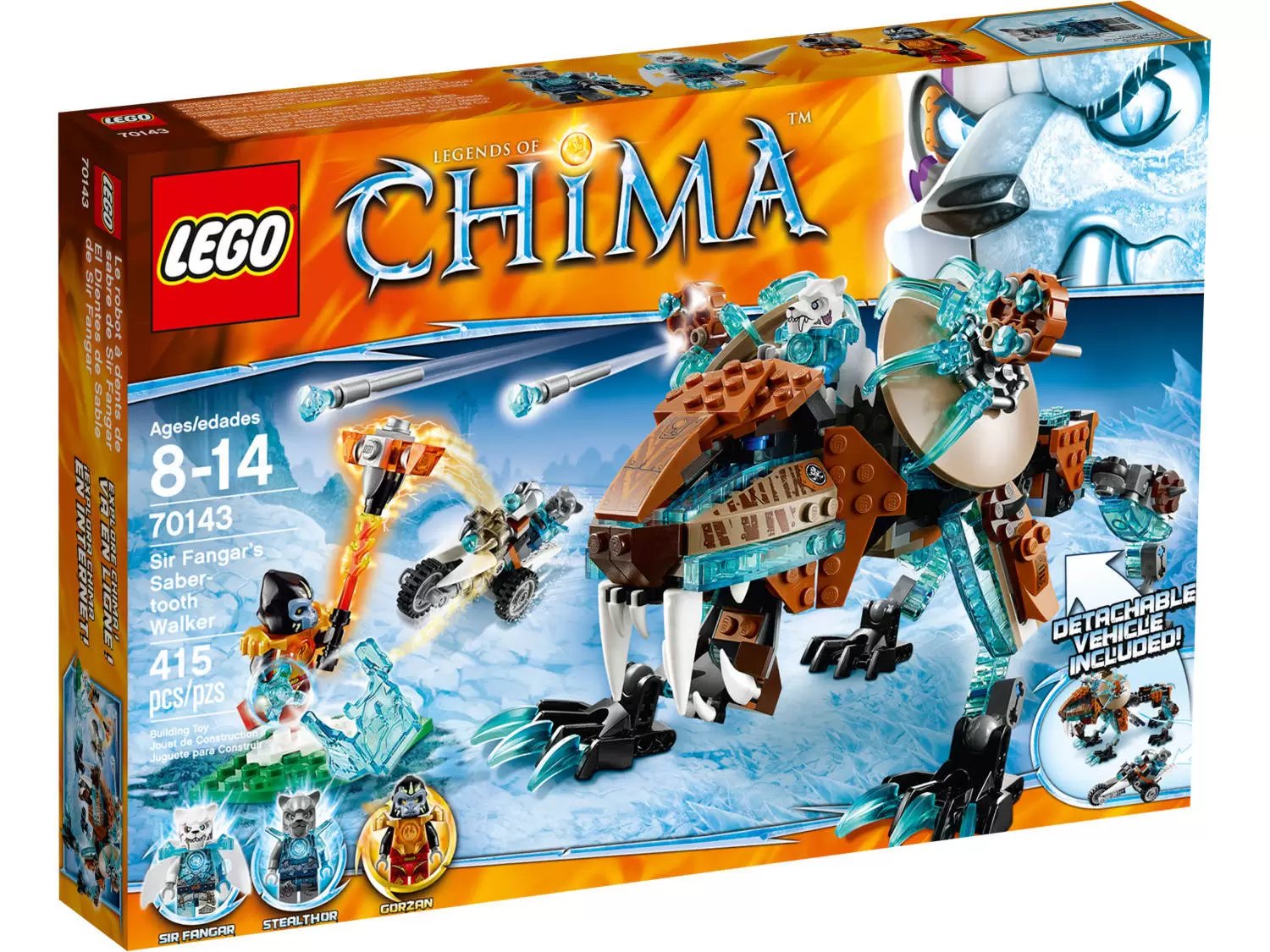 LEGO Legends of Chima - Sir Fangar\'s Sabre-Tooth Walker