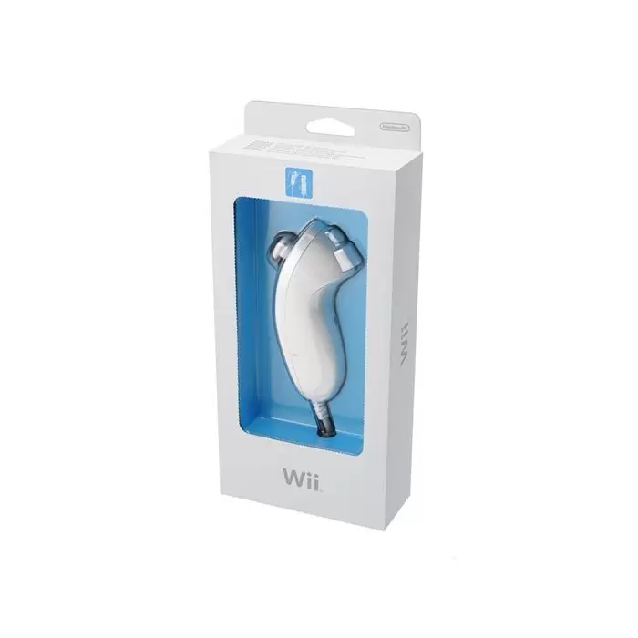 Matériel Wii - Manette Nunchuk blanche pour Nintendo Wii