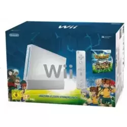 Wii Console white + Inazuma Eleven Strikers