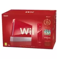 Console  Wii Rouge  25ème Anniversaire Mario