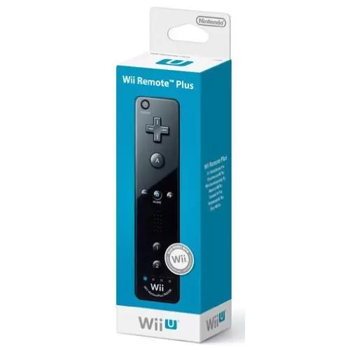 Matériel Wii U - Manette Wiimote Plus Noire  pour Nintendo Wii U