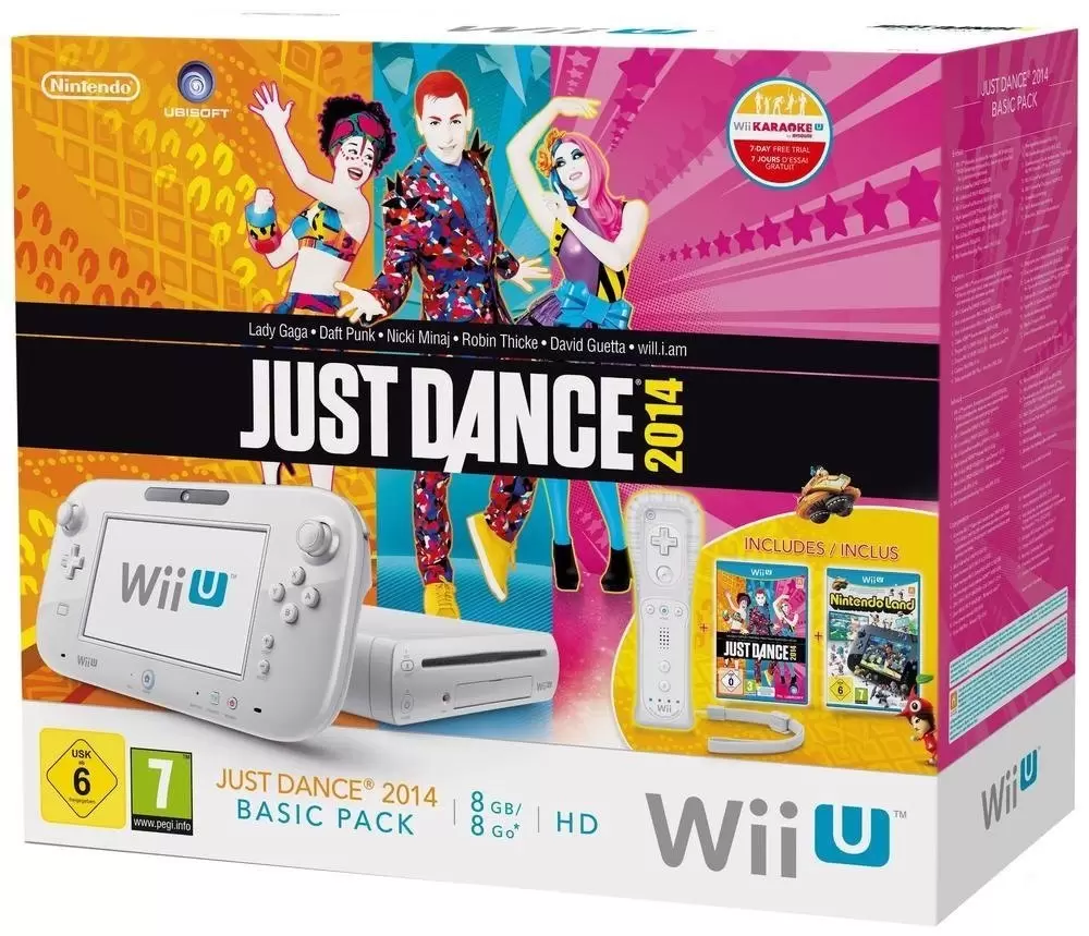 Matériel Wii U - Console Wii U + Just Dance 2014