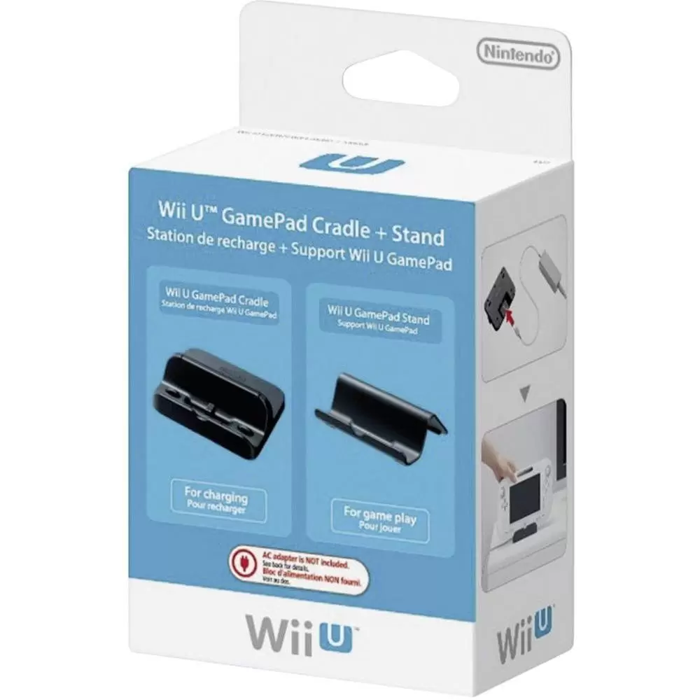 Matériel Wii U - Support et station de recharge Wii U GamePad (noire)