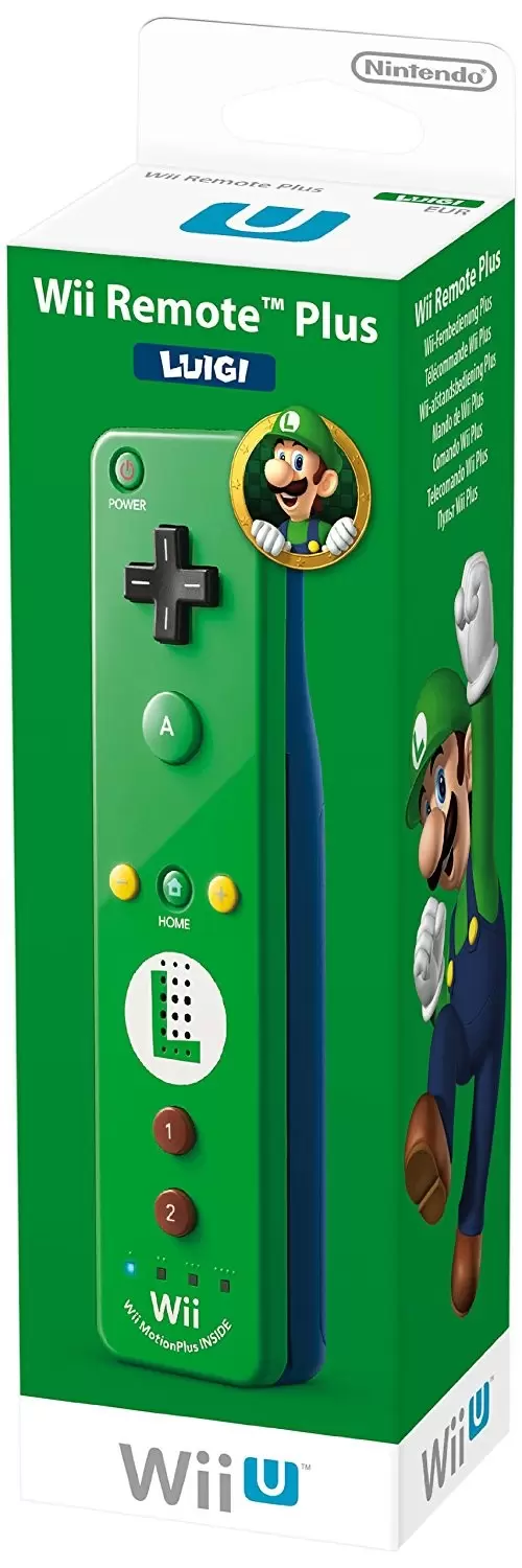 Wii U Stuff - Wii Remote Plus - Luigi