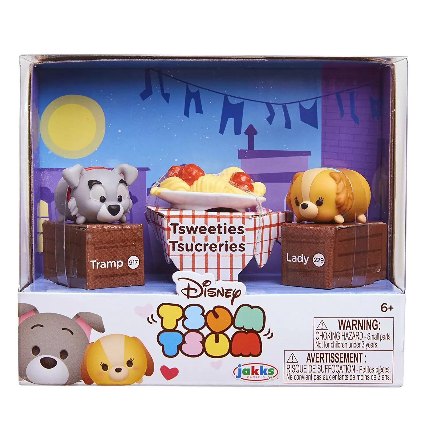 Tsum Tsum Jakks Pacific Exclusive And Sets - Tsweeties LAdy and The Tramp