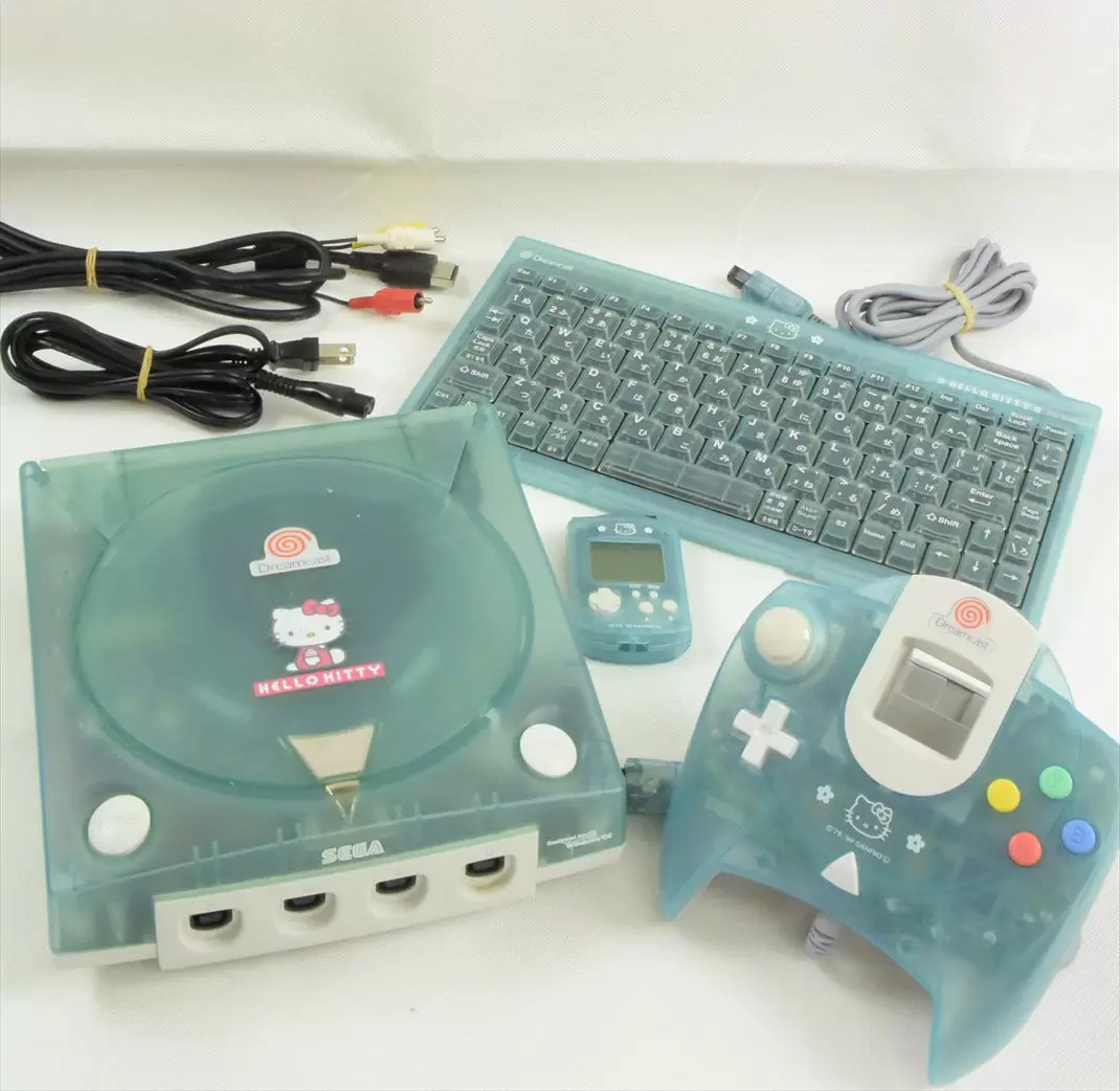 Matériel Dreamcast - Console Dreamcast Hello Kitty Blue