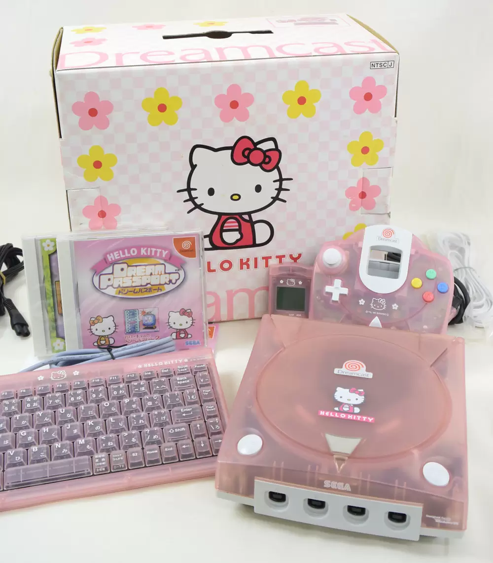 Matériel Dreamcast - Console Dreamcast Hello Kitty Pink